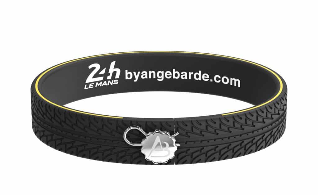 Bracelet homme noir 24h du Mans