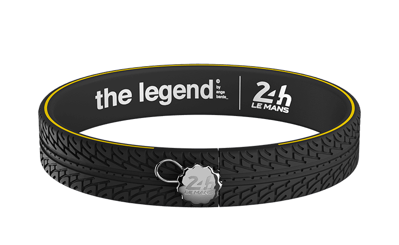 bracelet the legend 24h noir jaune